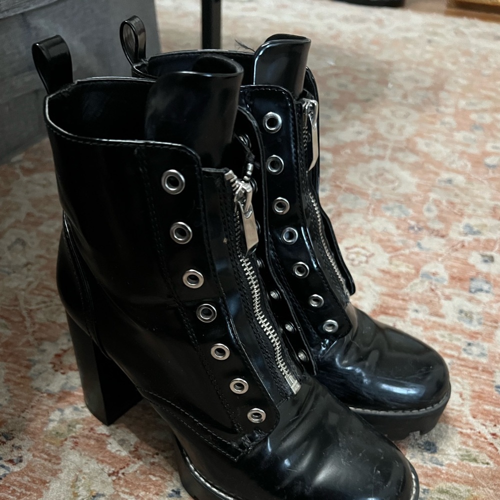 Zara Black Booties